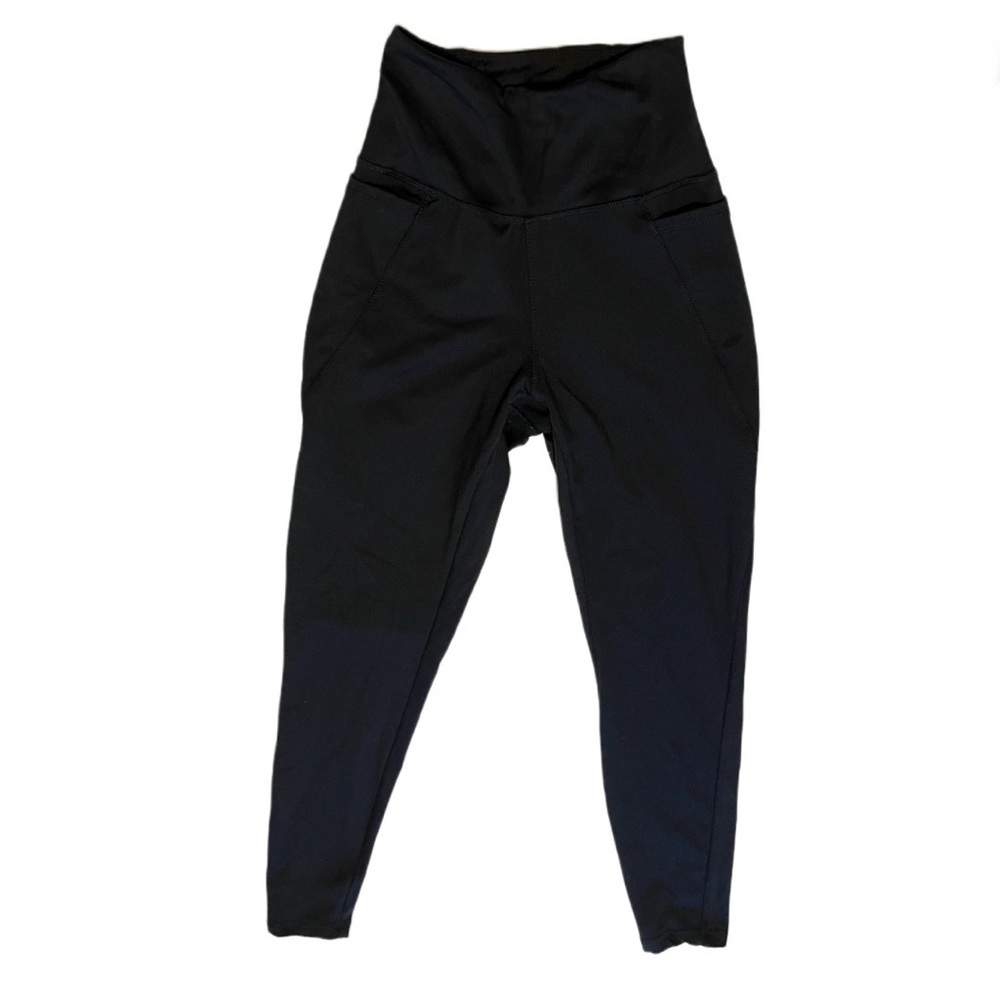 Stretchy black workout leggings